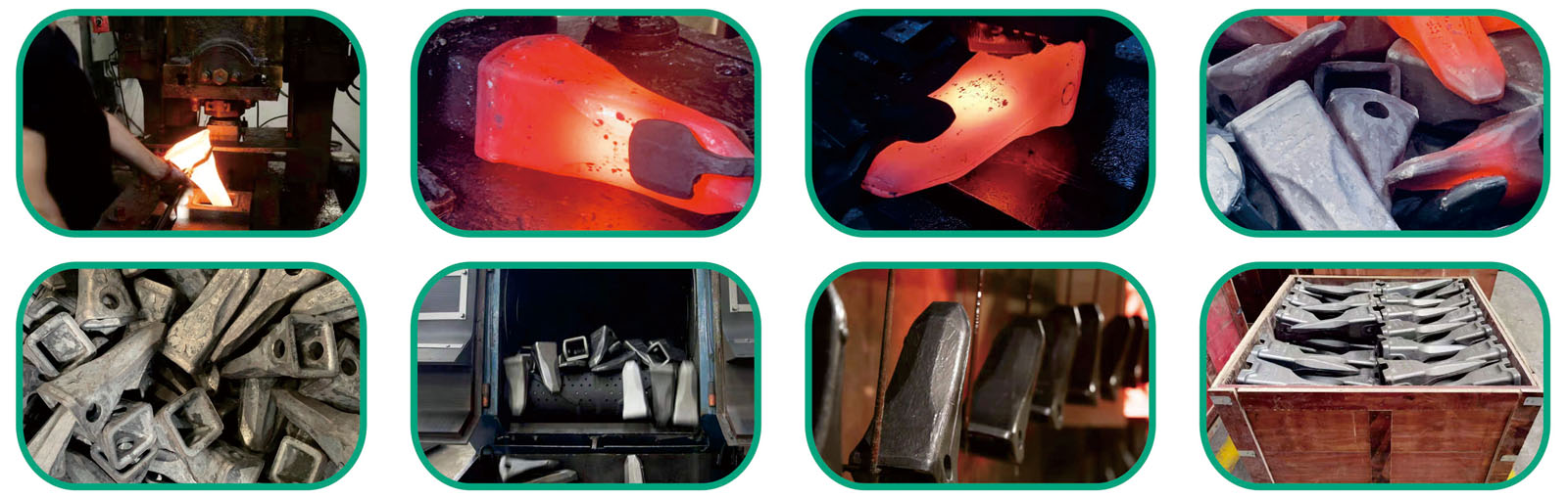 gold forging bucket teeth الذهب دلو تزوير الأسنان