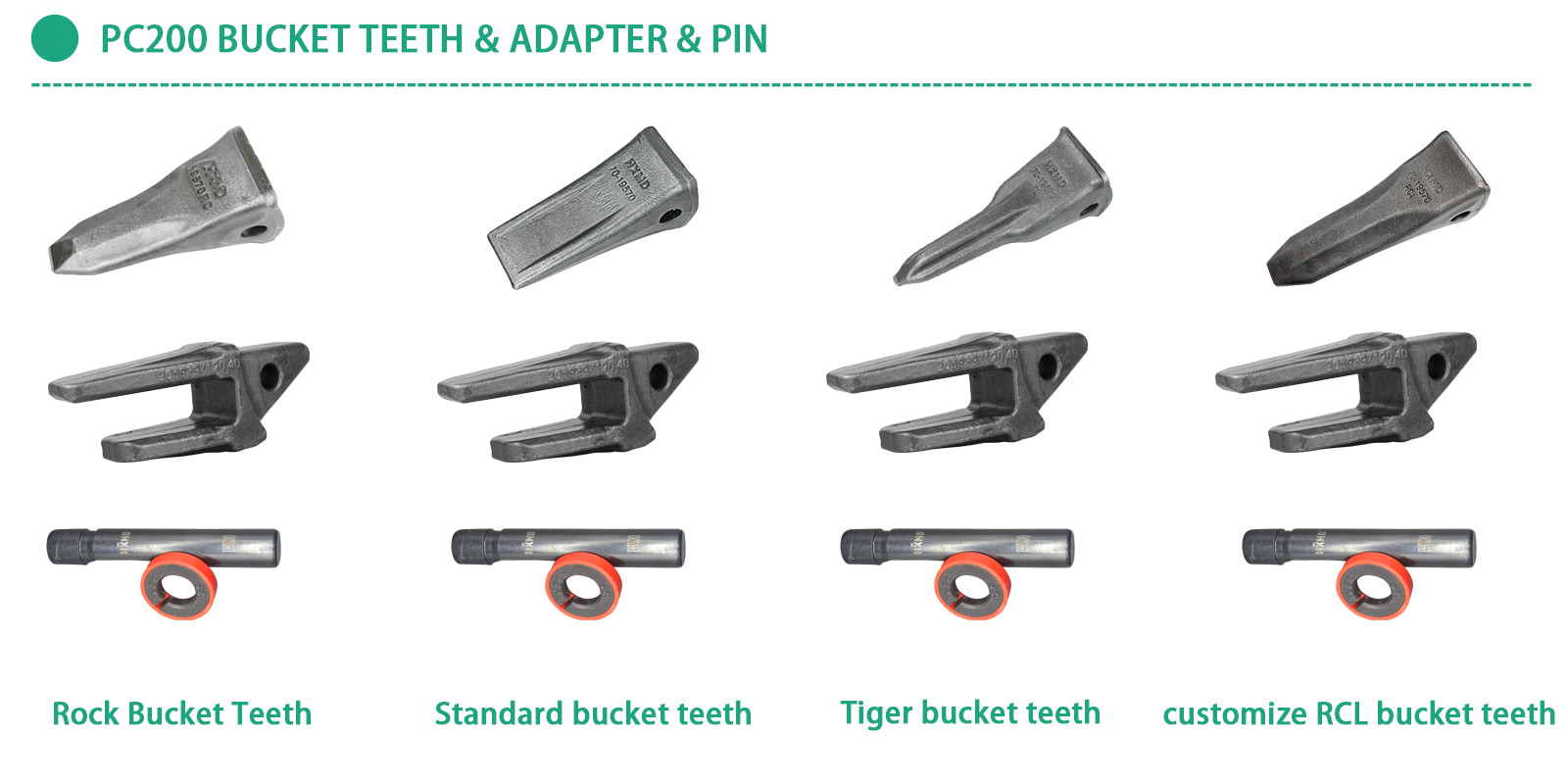 bucket teeth tractor supply ковшовые зубья трактора