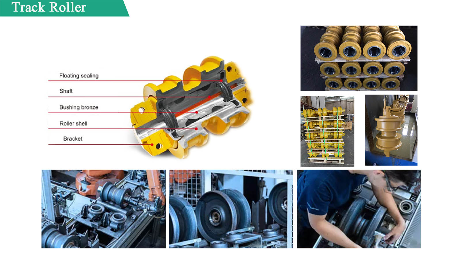 track roller buttom roller опорный каток опорный каток