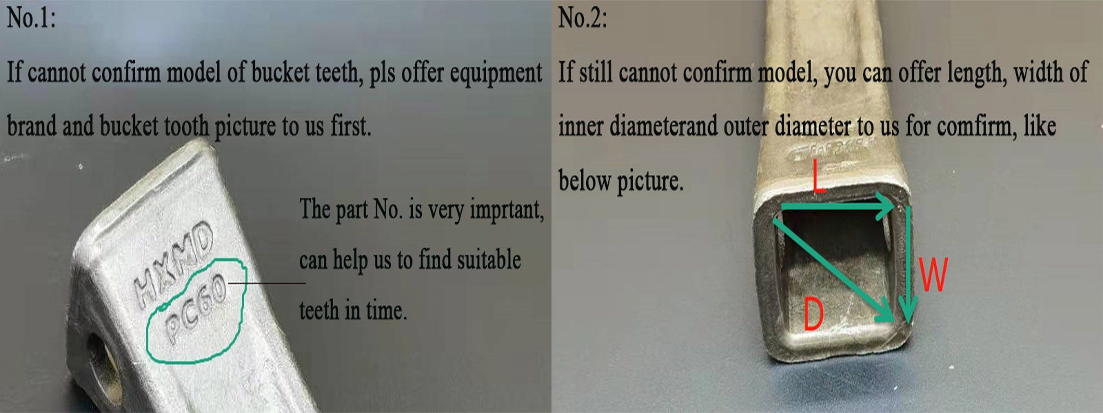 replacement bucket teeth substituição dos dentes da caçamba