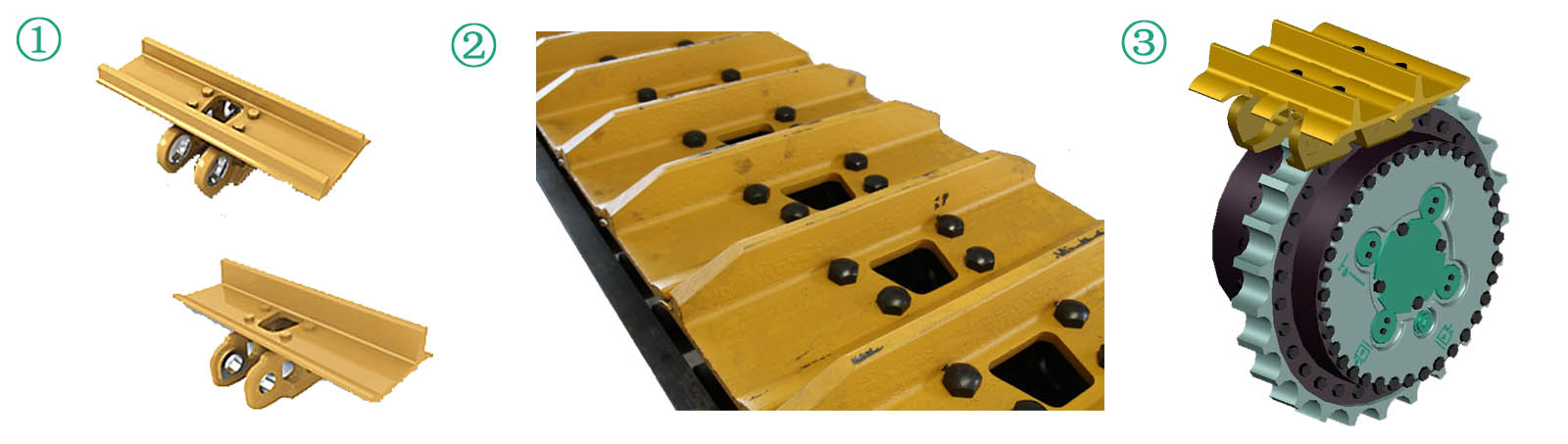 track shoes bolts parafusos de sapatas de trilha