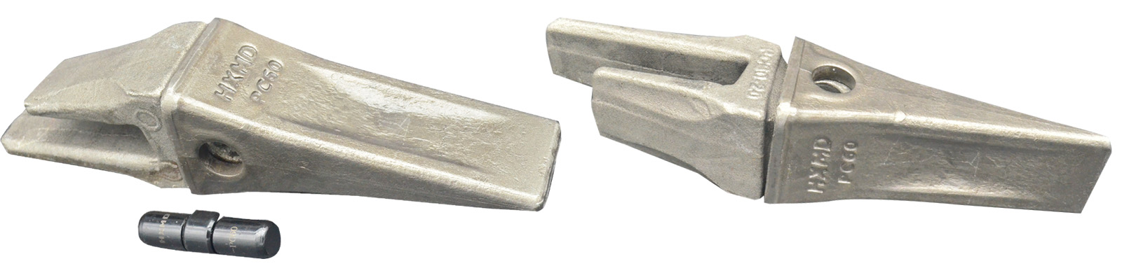 PC60 bucket teeth and adapter Зубья ковша PC60 и переходник