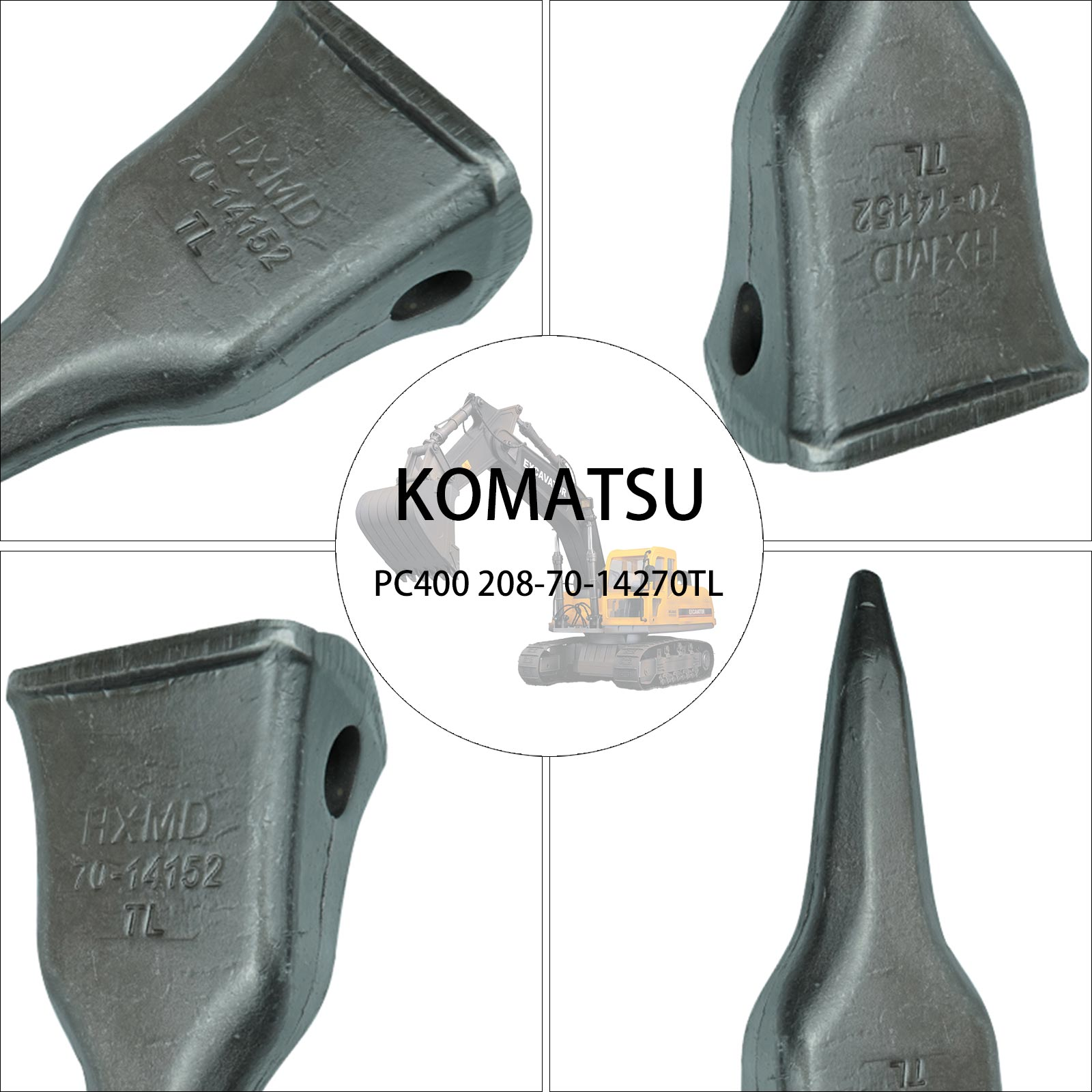 dientes de cuchara komatsu